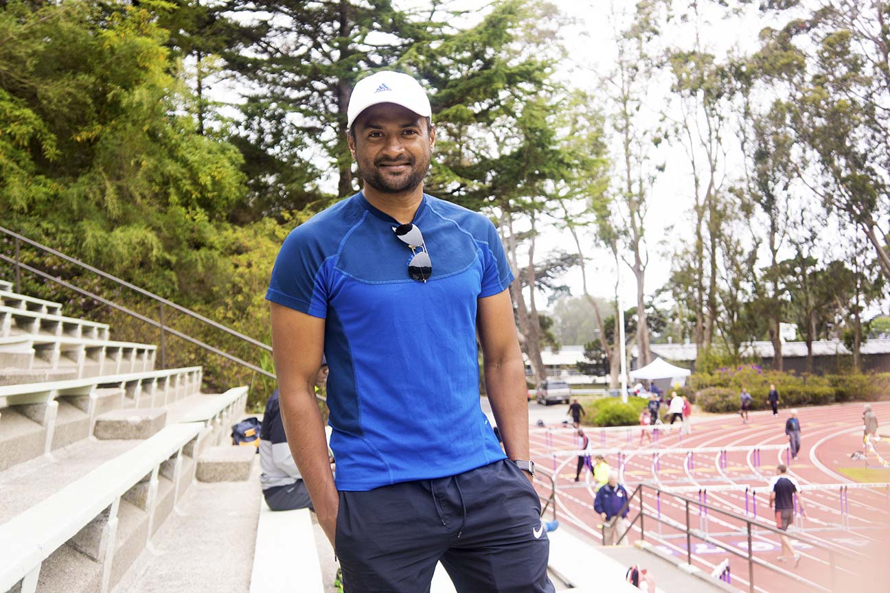 100M Track Event, San Francisco, California, USA